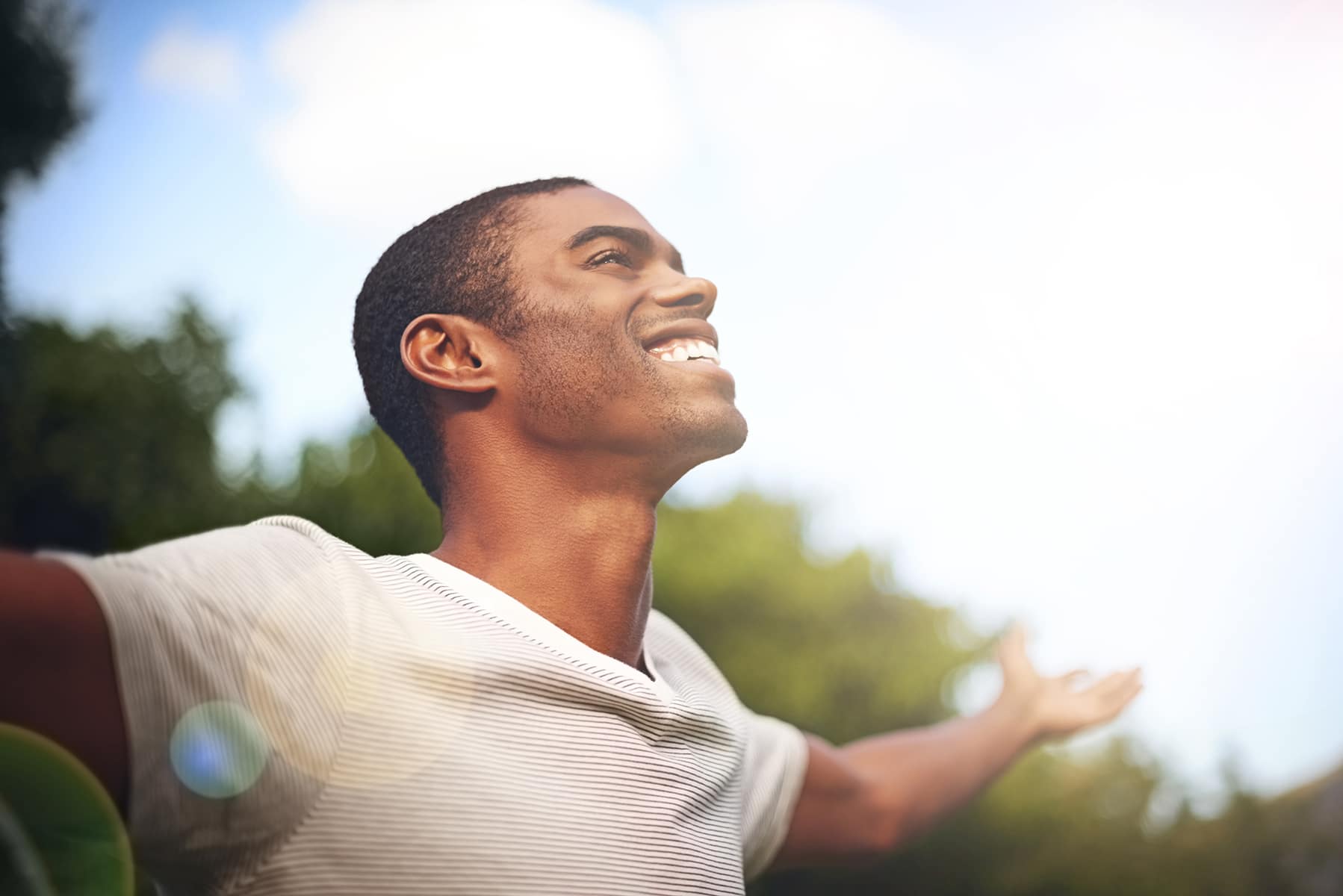 Man smiling after joining a dentist membership plan in Fort Wayne, IN